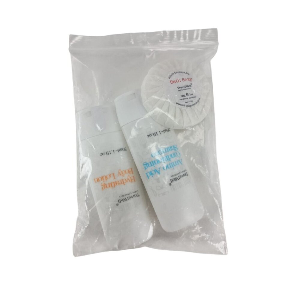 TravelWell Conditioning Shampoo / Hydrating Body Lotion / Soap - Travel Pack - Picture 3 of 3